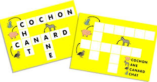 La Maternelle De Tot Mots Croises Mots Fleches A Imprimer Ecrire Des Mots