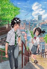 Kimi no na wa / твое имя. Kimi No Na Wa Mehjabeen Drawings Illustration Entertainment Television Anime Artpal