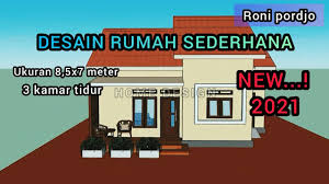 Tanpa dilengkapi elemen rumit, kelima. Rumah Minimalis Sederhana Terbaru Ukuran 8 5x7 Meter 3 Kamar Tidur Desain Rumah Minimalis 2021 Youtube