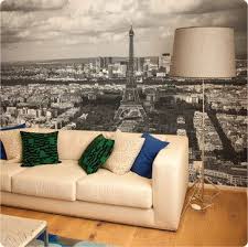 Paris Removable Wall Mural Contemporary Decals The Wall Decal Company Paris Wallpaper Paris Living Rooms Funky Living Rooms