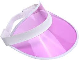 Tennis Beach Colored Plastic Clear Sun Bingo Vegas Dealer Golf Casino Visor Hat At Amazon Men S Clothing Store Visor Hats Visor Beach Color
