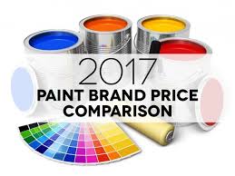 Paint Price Comparison 2017 Infographic Includes 22 Major Brands Paint Brand Comparison Paint Prices Paint Brands