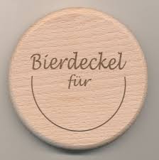 Bierglasabdeckung Aus Holz Motiv Bierdeckel Fur Bierdeckel Bier Deckel