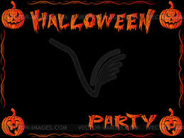 Jeepers creepers halloween clipart make your own party favors | etsy. Postcard For Halloween Party Vector Clipart