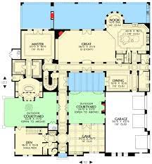 House Plans Courtyard