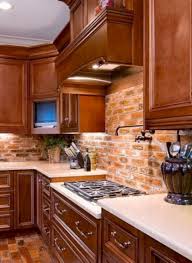 The Best 20 Beautiful Red Brick Kitchen Design Ideas Https Usdecorating Com 3236 20 Bea Brick Backsplash Kitchen Brick Kitchen Backsplash With Dark Cabinets