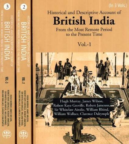 Historical And Descriptive Account Of British India From The Most Remote Period To The Present Time (Set of 3 Volumes) | Exotic India Art