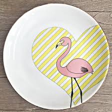 Handmade Porcelain Plate Tabak Seramik Sanati Comlek
