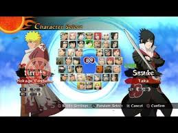 Naruto Shippuden Ultimate Ninja Storm 2 All Characters Ps3 Youtube