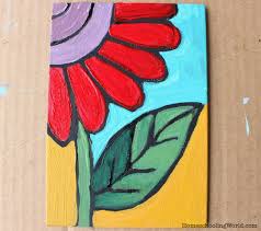 Easy still life drawings for kids. Art Tutorial Easy Flower Painting For Kids Teaching Our Kids