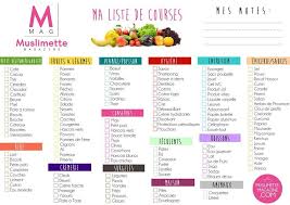 Souvent Votre Liste De Courses Toute Prete Imprimez Et Cochez For Jk76 Liste De Courses Liste De Courses Imprimable Idee Liste De Course