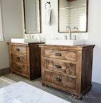 Diy rustic bathroom vanity