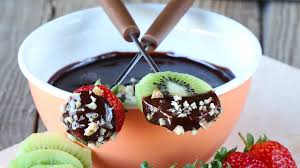 Fondue Au Chocolat Et Aux Fruits Frais Recette De Fondue Au Chocolat Et Aux Fruits Frais Marmiton