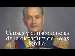 En 1962 fundó la alianza nacional popular. Causas Y Consecuencias De La Dictadura De La Dictadura De Rojas Pinilla Youtube