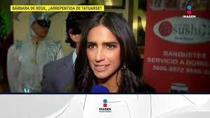 Bárbara de regil aseguró que quien se emborracha una noche y al día siguiente desayuna tacos, se está destruyendo. Barbara De Regil Se Arrepiente De Sus Tatuajes De Primera Mano Youtube