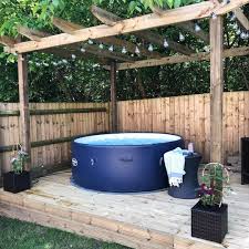 Pin By Roger Poisel On Lay Z Spa Garden Setup Ideas Hot Tub Garden Hot Tub Backyard Hot Tub Gazebo