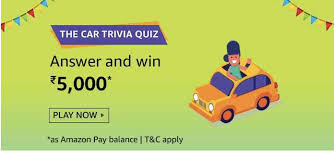 Posted in automotive trivia, history trivia, united states trivia what automobile manufacturer was first to implement the assembly line for the mass production of an entire automobile? Amazon Car Trivia Quiz Answers Today Win 5000 20 Win Tophunt