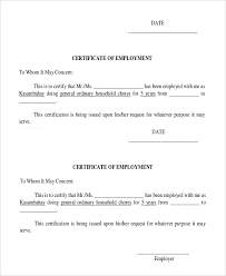 Employee Certificate Of Service Template 1 Templates Example Templates Example Certificate Templates Microsoft Word Templates Word Template
