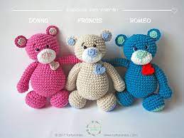 Amigurumi Patron Ositos Con Dulce Corazon Donna Francis Y Romeo Tarturumies Si amas el mundo del crochet y adoras a los bebes, estas en el mejor sitio del universo de internet. amigurumi patron ositos con dulce