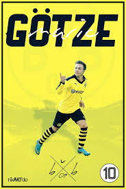 Mario Gotze Bvb By Ricardo Mondragon Via Behance Dortmund Wallpaper Bvb Dortmund Borussia Dortmund