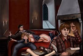 Rule34 - If it exists, there is porn of it  harry james potter, hermione  granger, ron weasley  643386
