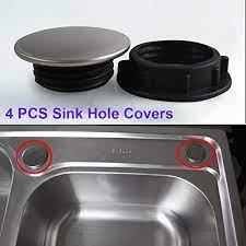Check spelling or type a new query. 4 Packs Qrity Kitchen Sink Tap Hole Blanking Plug Cover Plate Disk Sus 304 Stainless Steel For Hole Size F 1 1 1 7 Kitchenfaucets Com