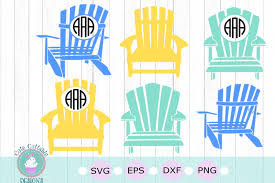 Freesvg.org offers free vector images in svg format with creative commons 0 license (public domain). Adirondack Beach Chair Svg Summer Svg Monogram Frame Bundle 277520 Cut Files Design Bundles