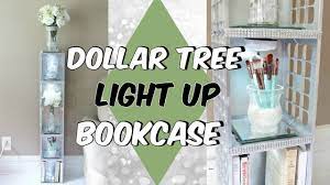 Dollar Tree Light Up Bookcase D I Y Tutorial Youtube Diy Dollar Tree Decor Dollar Tree Decor Dollar Store Diy