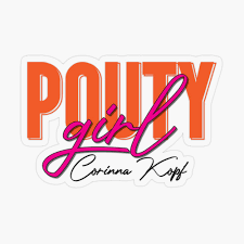 Corinna Kopf Pouty Girl Shirt,Corinna Kopf | Greeting Card
