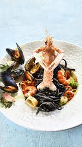 Spaghetti Allo Scoglio Du Chef Franck Gallay Proprietaire Du Restaurant Il Giardino Biarritz Client Metro Anglet Spaghetti A L Encre De Seiche Dal