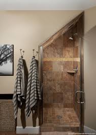 Shower Nook Bathroom Under Stairs Small Bathroom Remodel Basement Guest Rooms