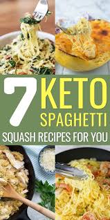 Delicious Keto Spaghetti Squash Recipes Keto Recipes Dinner Healthy Squash Recipes Squash Recipes