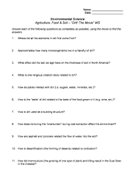 Engaging esl food and drink activities, worksheets and games to help your students learn food and drink language and how to talk about eating habits. Environmental Science Dirt The Movie Worksheet Answers Fill Online Printable Fillable Blank Pdffiller