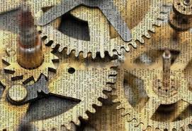 I Like This Double Exposure Look To This I Wonder How It Could Look In Black And White Mechanical Art Antique Clock Vintage Dictionary