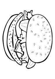 coloriage un hamburger images pour l ecoles et education dessins photos educatives ressources pedagogiques dessin livre de chevalier noir