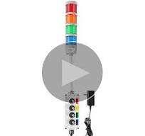 Amazon.com: ANDONT 4-Stack LED Andon Tower Signal Light with ...