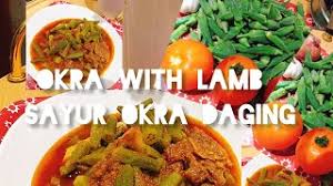 Masakan daging sapi apk is a free books & reference apps. Sayur Okra Daging Kambing Okra Or Bamia With Lamb Yg Perlu Dicoba Youtube