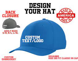 Custom Embroidered Nike Dri Fit Classic 99 Cap Custom Nike Etsy