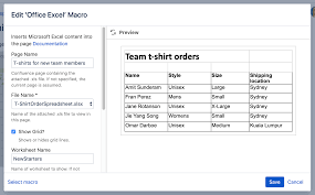 One of the complete most useful templates accessible is a single which details payroll. Office Excel Macro Confluence Data Center And Server 7 12 Atlassian Documentation