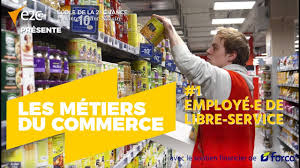 Les Metiers Du Commerce Episode 1 Employe E Libre Service Youtube