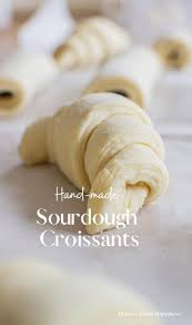 Flaky Sourdough Croissants With Step By Step Instructions Recipe Sourdough Recipe Using Sourdough Starter Crescent Dough Recipes