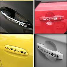 satin almak 4 adet takim araba styling trd logo kapi kolu yansitici araba cikartmalari kisilik karakter dekor car sticker design car stickers car sticker ideas