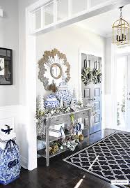 With this collection you will easily make your blue and white dining room more stylish. Christmas Home Tour Dining Room And Entryway