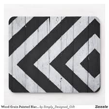 Black And White Mouse Pad Wood Grain Painted Black And White Mouse Pad Zazzle Com In 2020 Baby Cradle Wooden Wood Grain Painting