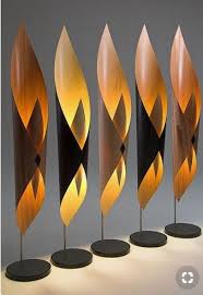 flame lamp decoracao de abajur artesanato de tubo de pvc abajur de pvc