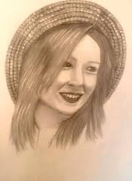 Girl in Straw hat by John Taddia