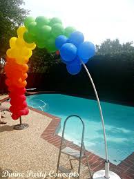 How To Make A Balloon Arch Divine Party Concepts Party Balloons Balloon Arch Diy Balloon Arch