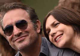 L'acteur jean dujardin et sa compagne nathalie péchalat | photo : Couple Nathalie Pechalat Raconte Les Difficultes D Etre La Femme De Jean Dujardin Vsd