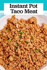 Lock the lid, close the sealing valve, and select 25 minutes of pressure cooking on high (manual button). Instant Pot Taco Meat From Frozen Ground Meat Urban Bliss Life