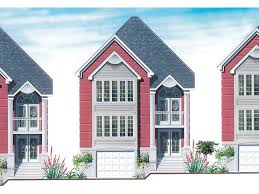 Plans in this category are less than 40 feet. Claybourne Park Narrow Lot Home Plan 032d 0636 House Plans And More